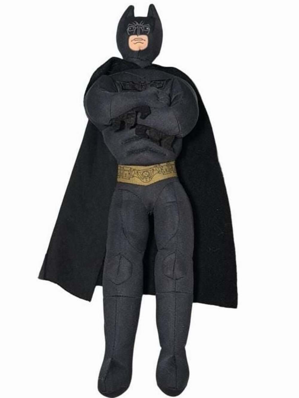 DC Comics The Dark Knight Batman Plush Stuffed Animal Toy with Cape